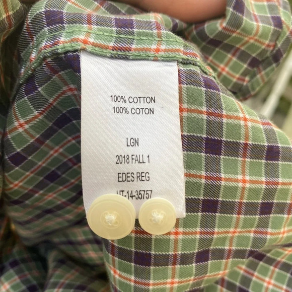 UNTUCKit Blue and White Plaid Button Down Shirt - Picture 5 of 6